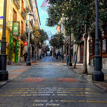 Calle Cervantes, Madrid